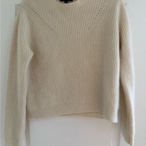 Nili Logan Women's Cashmere Cream Sweater